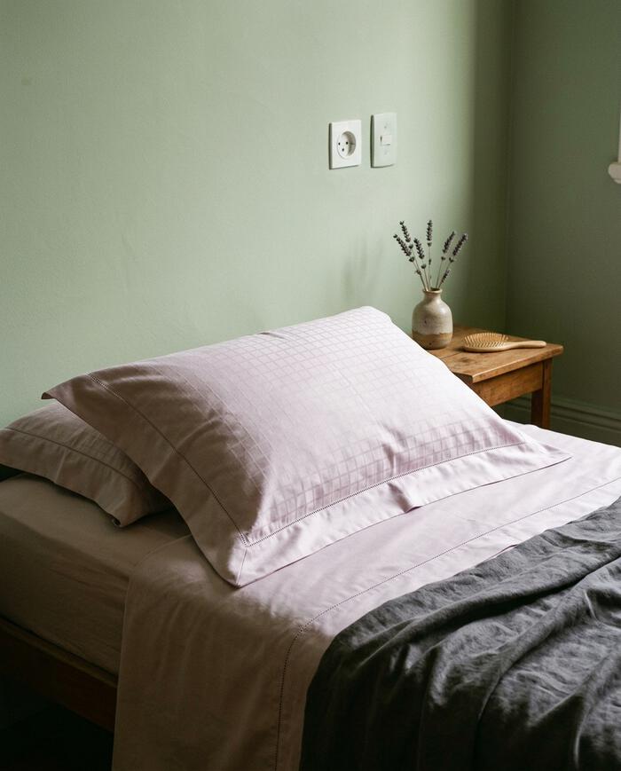 Fronha Damask Square Rosa 300 Fios image number 1