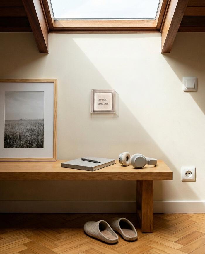 Quadro em Acr&iacute;lico "Bordado No simples a Alma Descansa" - image 1