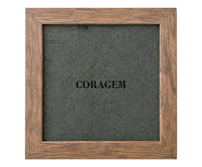 Quadro "Coragem" Camur&ccedil;a Verde - image 0