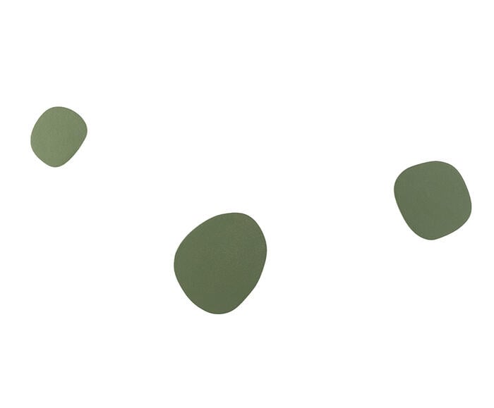 Jogo Cabideiro Guaratiba de A&ccedil;o Org&acirc;nico Verde - image 0