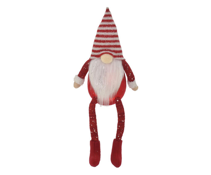 Gnomo Natalino com Luz Branco e Vermelho - image 0
