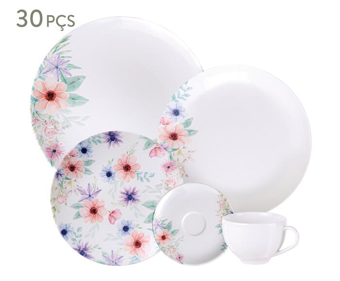 Aparelho de Jantar de Porcelana Floratta - image 0