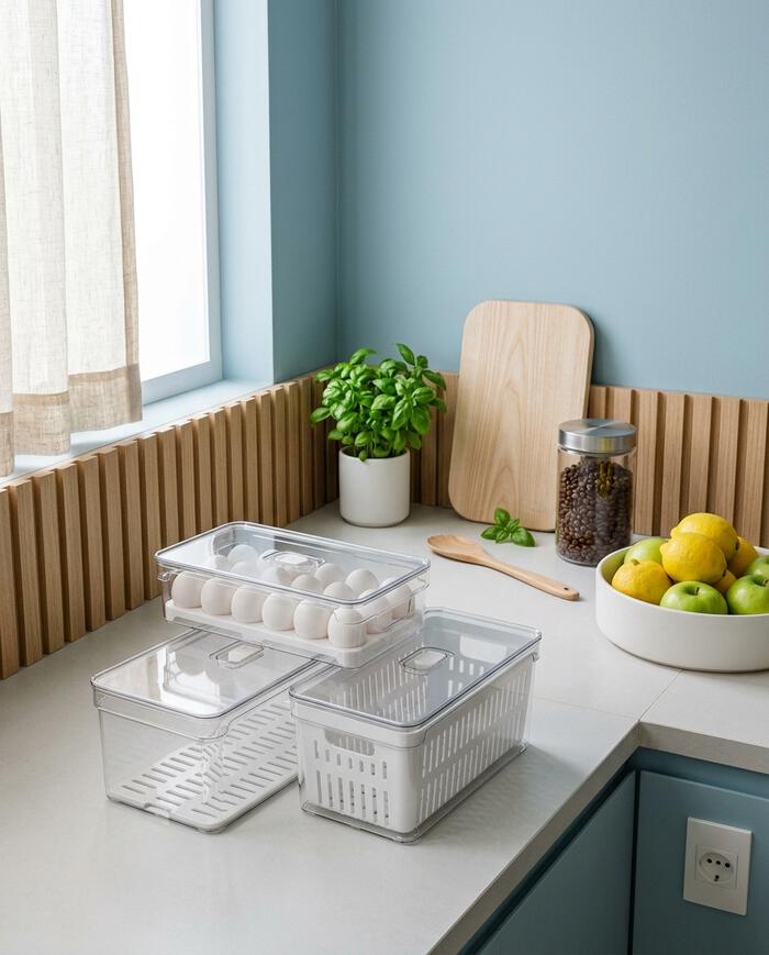 Jogo de Organizadores Clear Fresh - image 1
