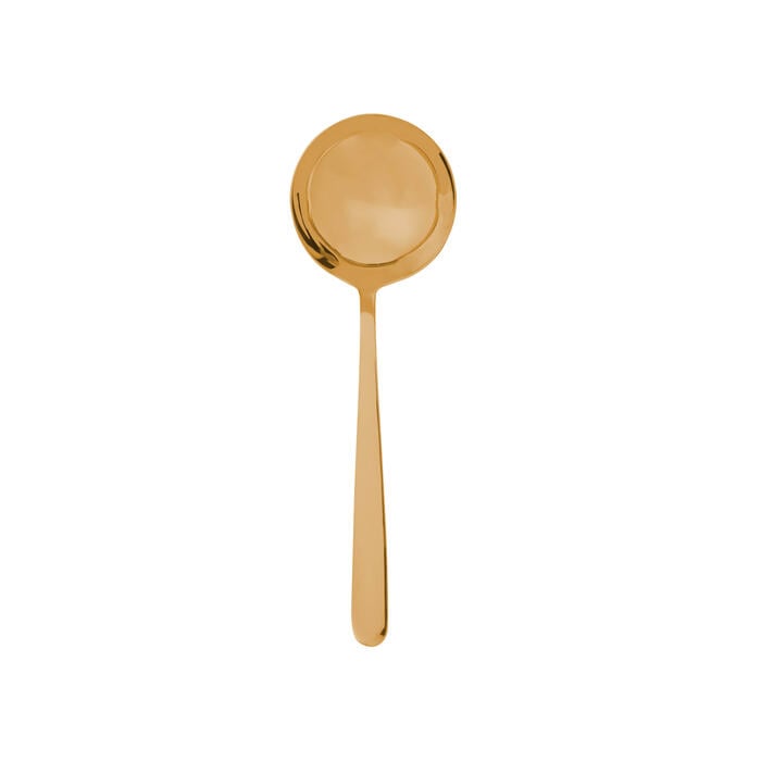 Jogo de Talheres para Servir Viena Dourado - image 1
