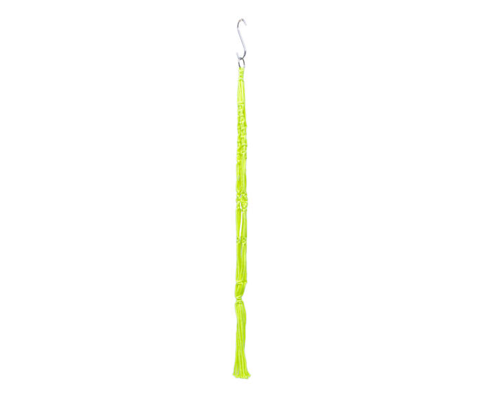 Hanger em Macram&ecirc; Neon Lemon - image 1