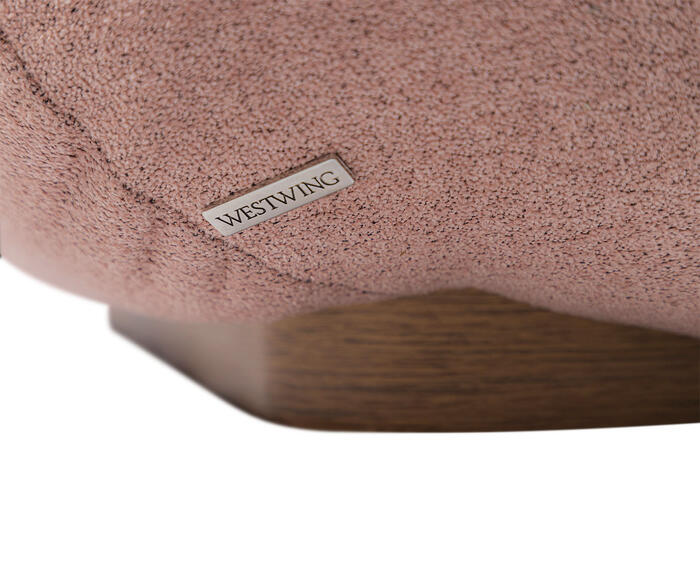 Sof&aacute; em Veludo Boucle Nube Rose image number 2