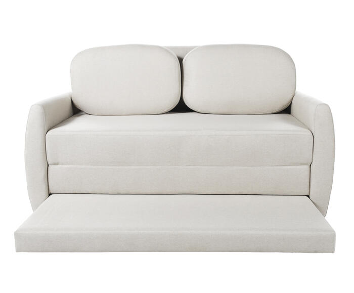Sof&aacute; Cama Nuit 2 Lugares  Linh&atilde;o Marfim image number 7