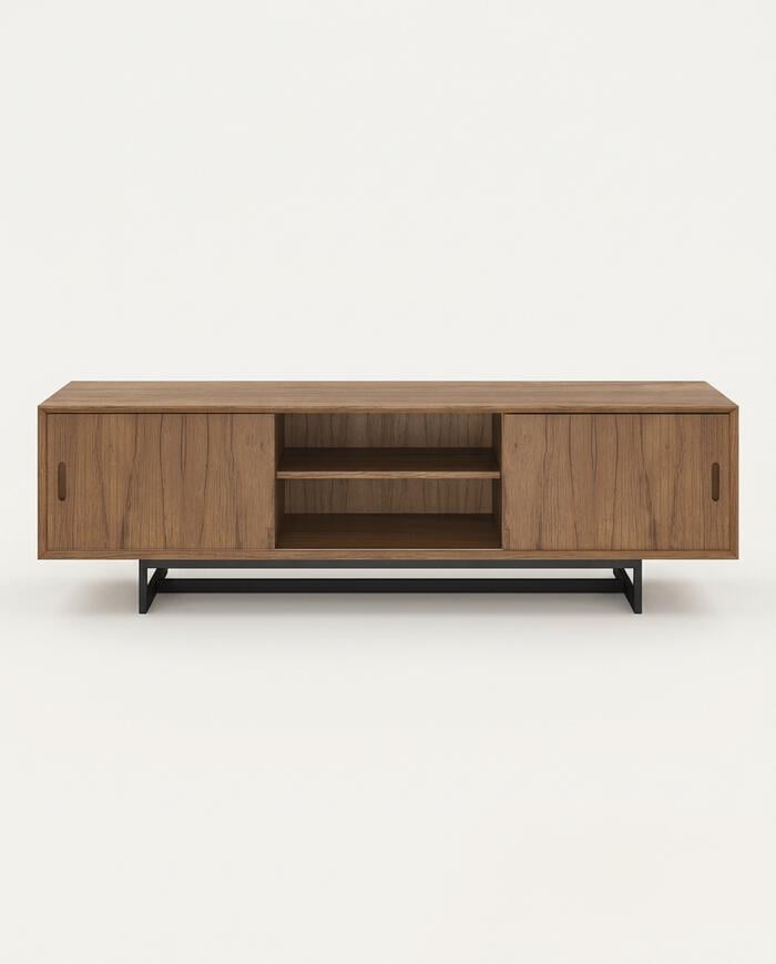 Rack Friso Castanho e Preto - image 0