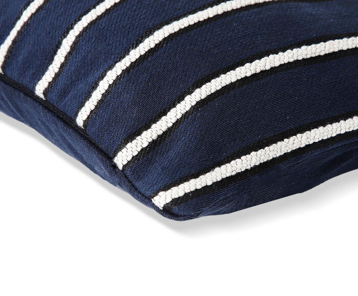 Capa de Almofada Retangular Jacquard Marais Azul Marinho image number 4