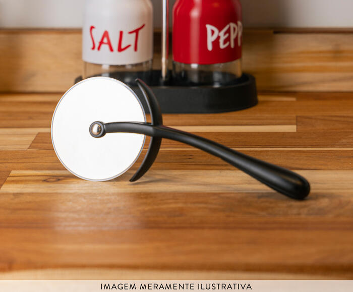Cortador de Pizza Chef Pro Preto image number 2