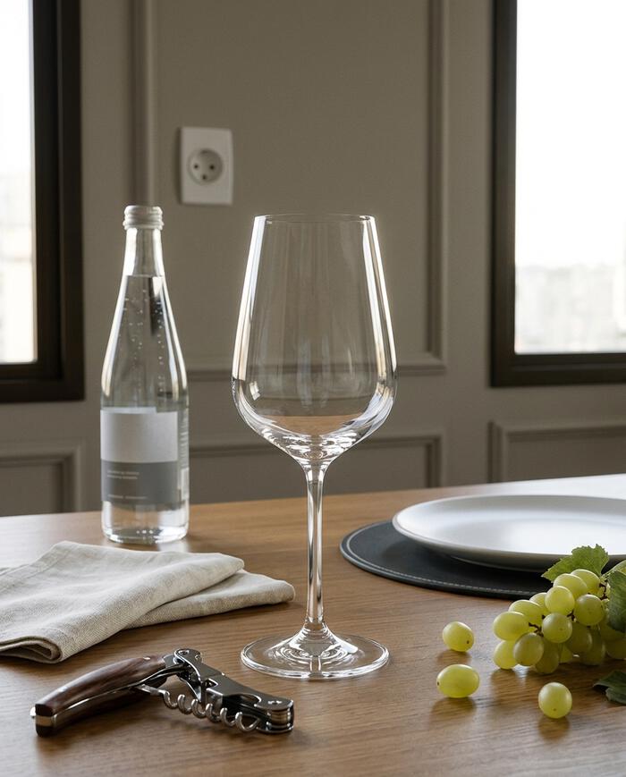 Jogo de Ta&ccedil;as em Cristal para Vinho Branco Dora image number 3