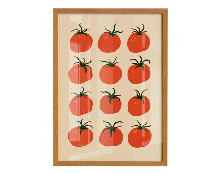 Quadro Pomodoro com Moldura Marrom - image 0