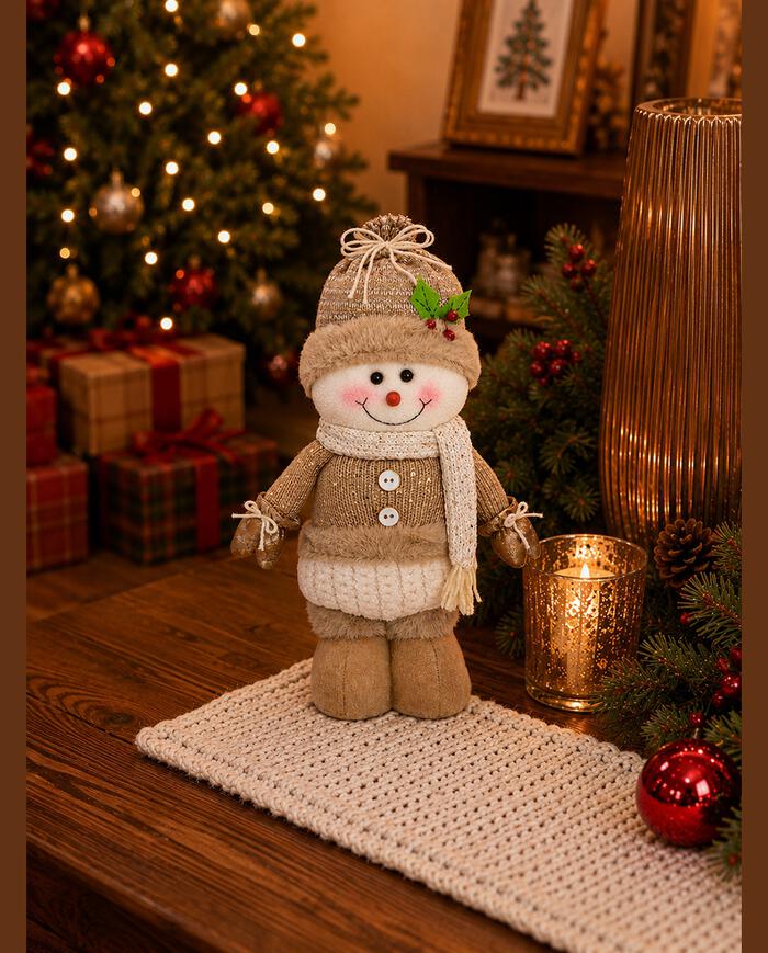 Boneco de Neve Luvas Douradas image number 2