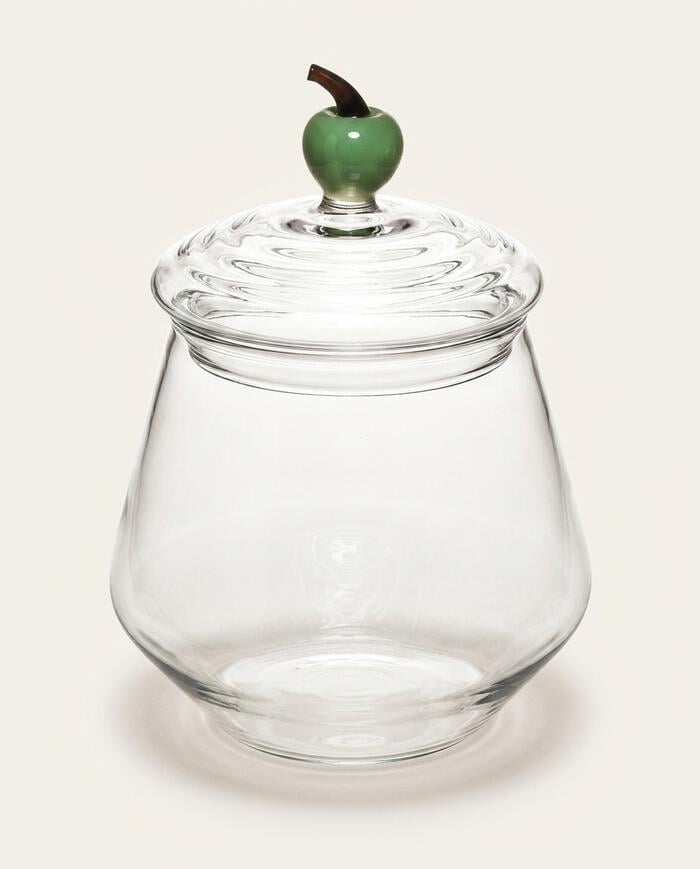 Pote com Tampa de Ma&ccedil;a Verde - 560ml - image 1