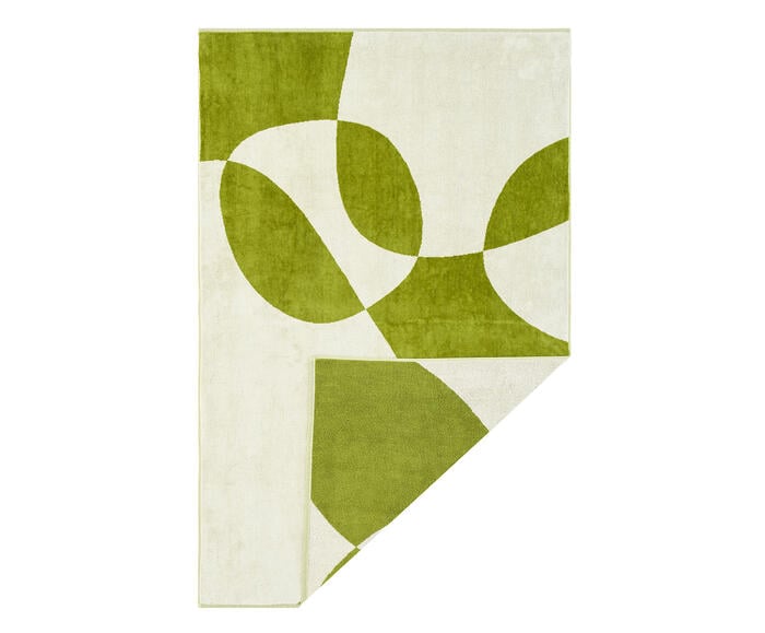 Toalha de Praia Solenne Verde e Off-White image number 3