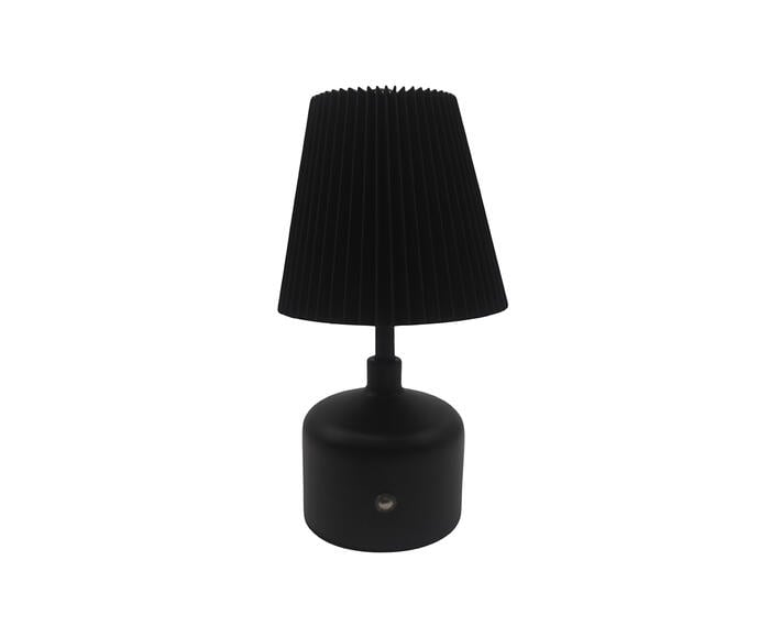 Abajur de Mesa Recarreg&aacute;vel Preto - image 0