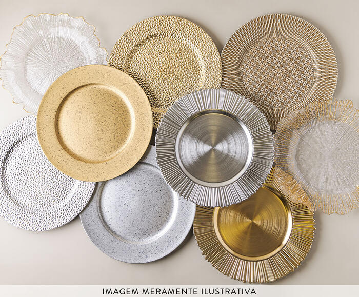 Sousplat Granilite Dourado image number 2
