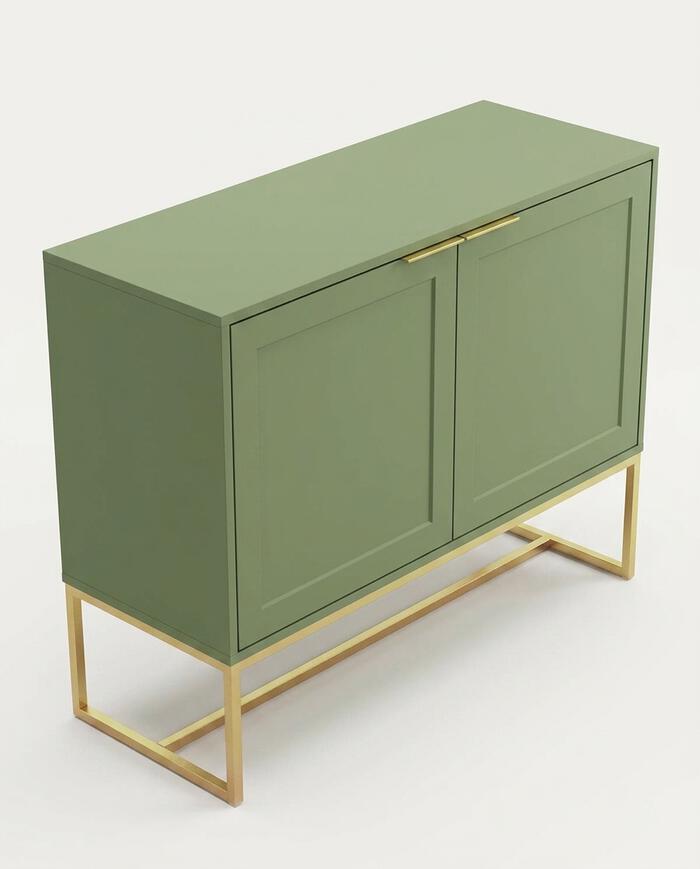 Buffet Asine Verde Caru&aacute; e Dourado - image 1