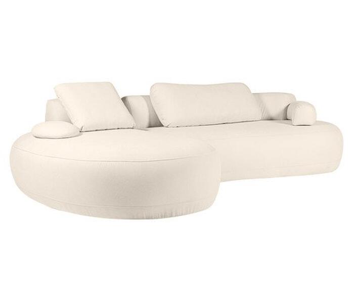 Sof&aacute; Laguna by Elle - Chaise Esquerda Boucle Off White II image number 6