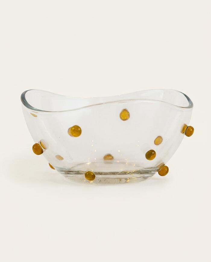 Bowl Mini de Vidro com Gemas &Acirc;mbar - image 1
