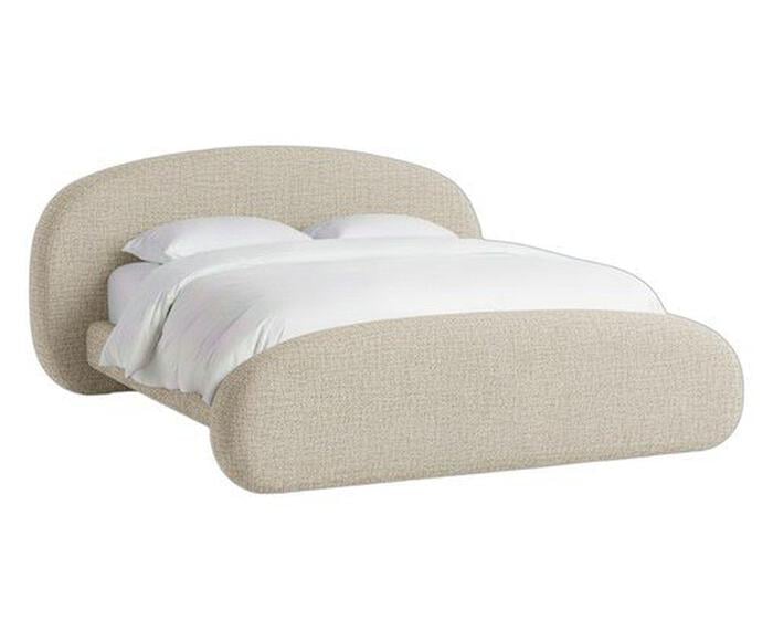 Cama C&eacute;u Linho Bege Casal image number 2