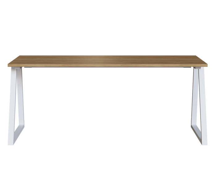 Mesa Escrivaninha Concept Home Office Nogal Sevilha - Branco - image 0