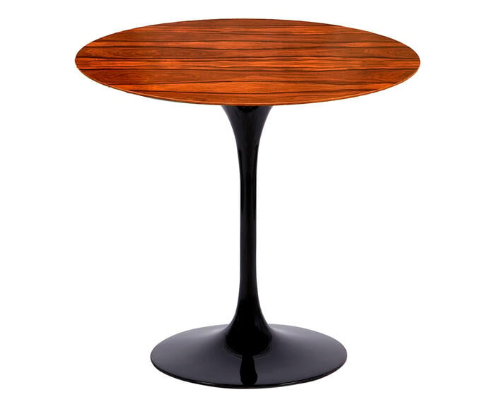 Mesa Saarinen Redonda Pau Ferro Base Preta - image 1