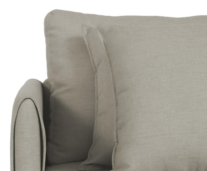 Sof&aacute; Toledo com Chaise Off White image number 2