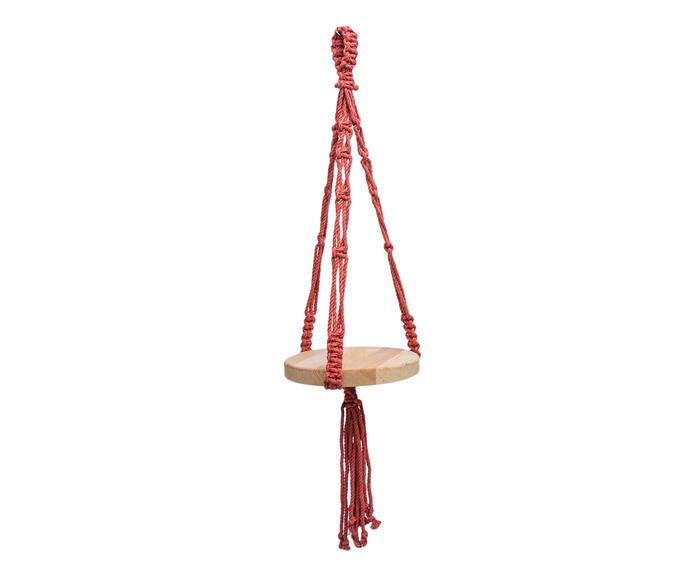 Hanger em Macram&ecirc; Shelf Plus Terracota - image 0
