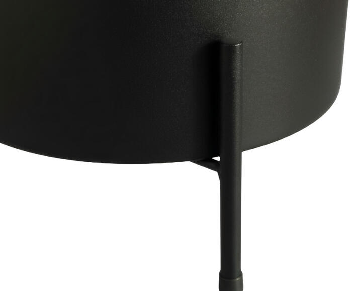 Suporte de Plantas com Vaso Slim Humait&aacute; Preto - image 1