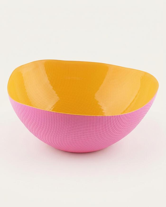Centro de Mesa Milky Amarela e Rosa - image 0
