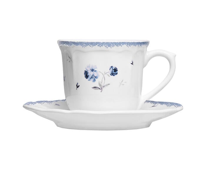 X&iacute;cara para Caf&eacute; com Pires Florescer Azul - image 0