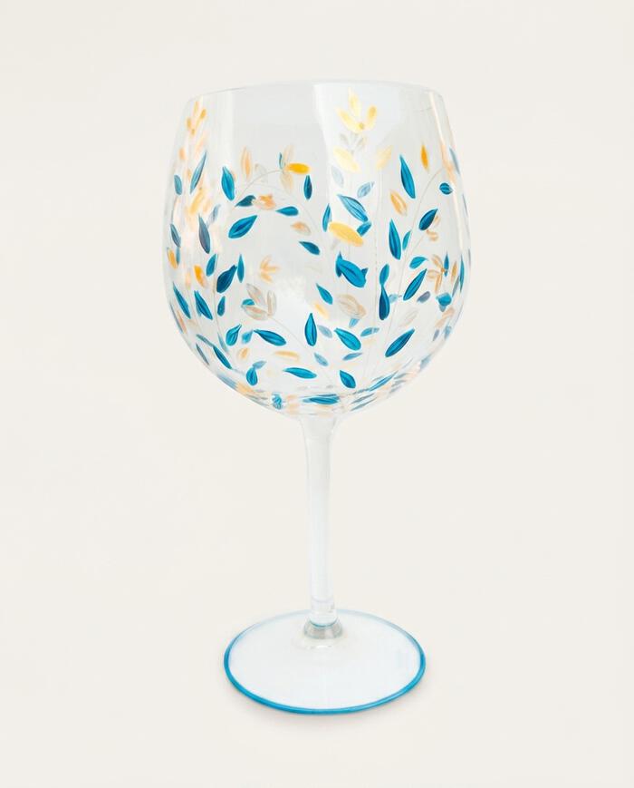 Ta&ccedil;a em Cristal Blue Winter image number 4