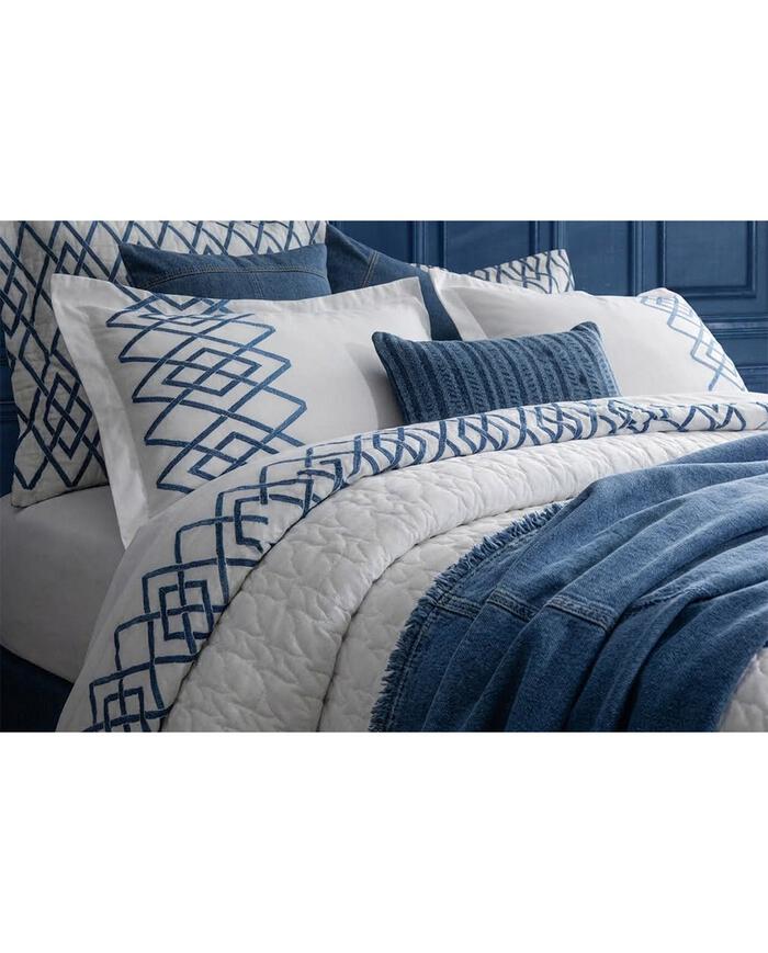 Jogo de Colcha Matel Blue 300 Fios - Casal - image 1