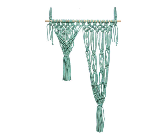Wall Hanger em Macram&ecirc; Winter Menta - image 0