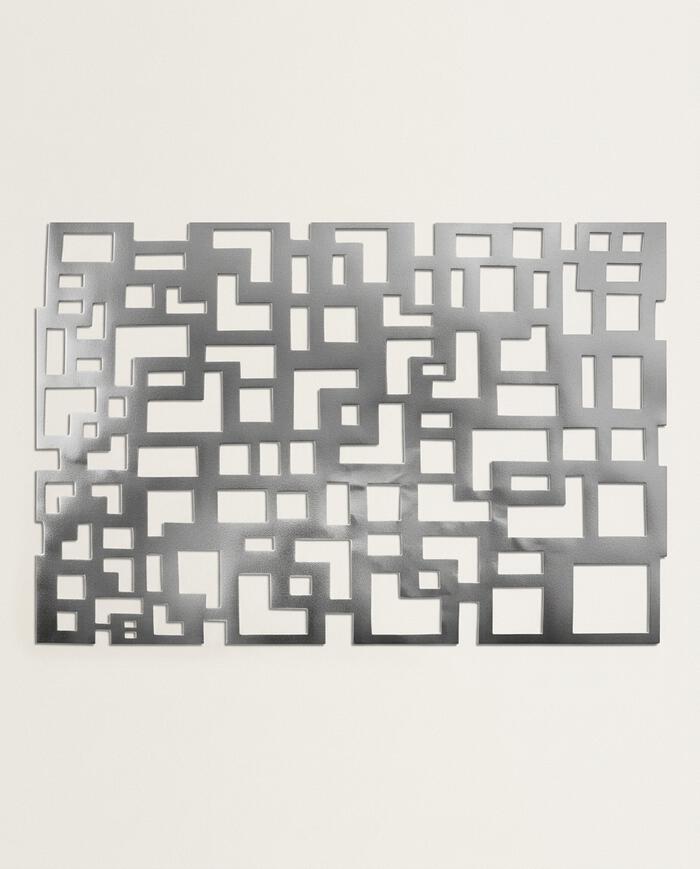 Lugar Americano Geometric Prata - image 0