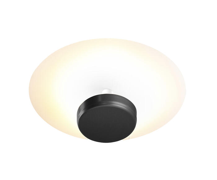 Plafon de Sobrepor Slice Preto Bivolt - P - image 0