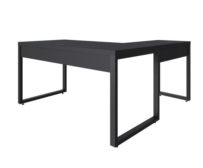 Mesa em L Yon Diretor Preto - image 1