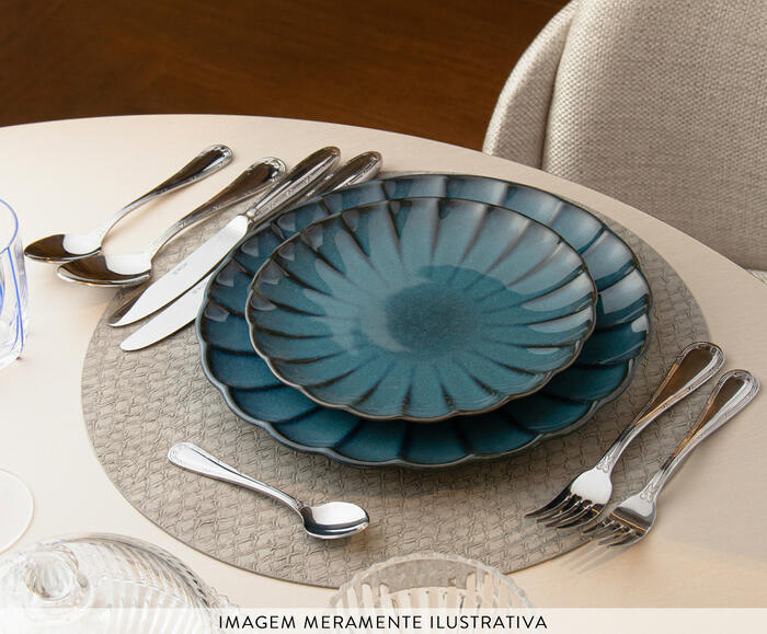 Jogo de Facas de Mesa em Inox com Cabo Oco Crois&eacute; image number 3