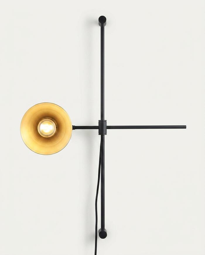 Arandela Esteca Dourado Bivolt image number 3