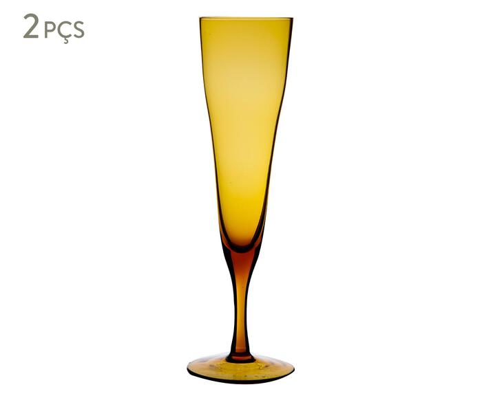 Jogo de Ta&ccedil;as de Champagne &Acirc;mbar - image 0