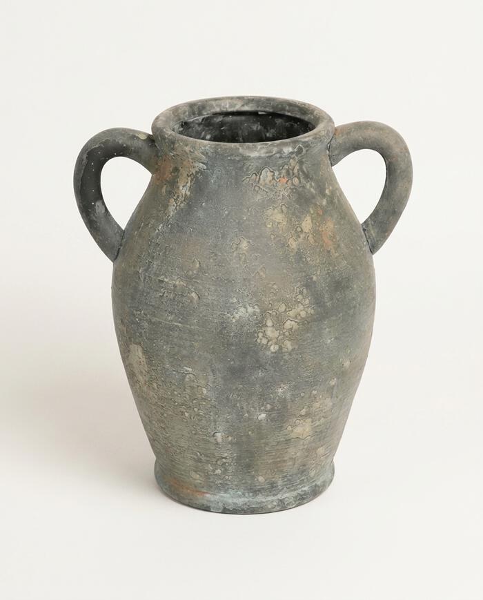 Vaso em Cer&acirc;mica Texturizada I Cinza image number 2