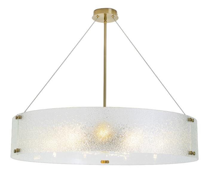 Pendente Alle Transparente e Dourado - image 0