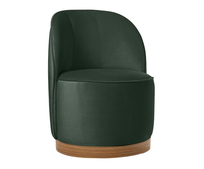 Poltrona em Veludo Harlow Verde - image 0