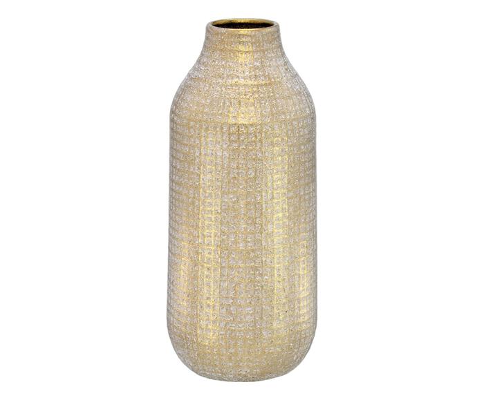Vaso Decorativo Voryn Cinza e dourado - image 0