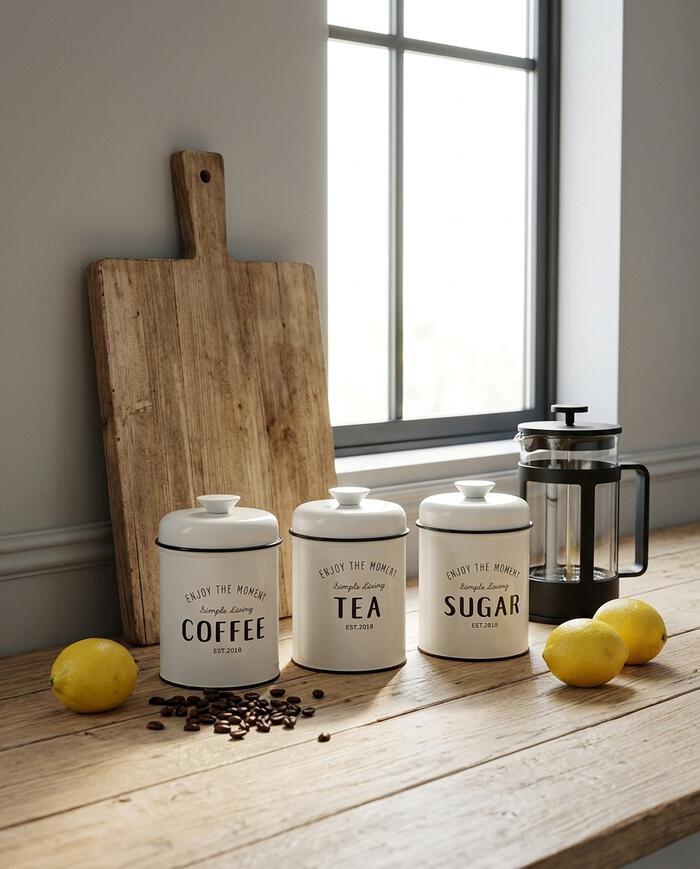 Jogo de Porta-Condimentos Coffee, Tea & Sugar image number 4