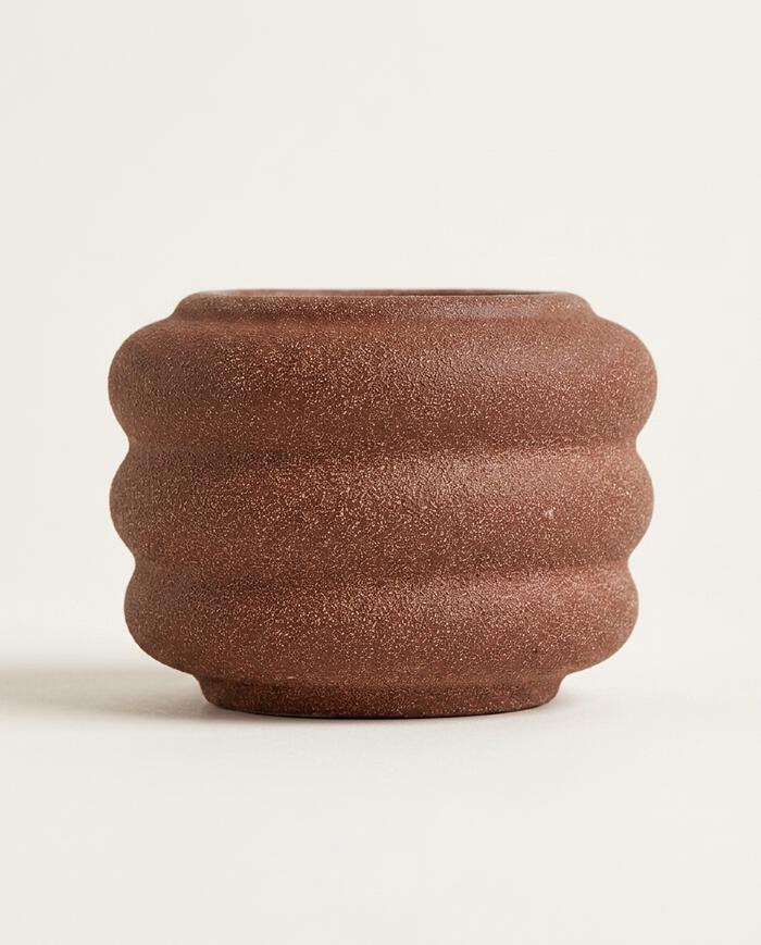 Vaso em Cer&acirc;mica Michelin Marrom - image 1