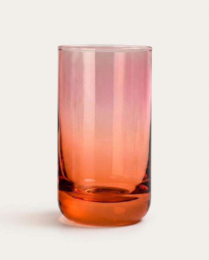 Jogo de Copos Baixo Canon Laranja e Rosa image number 2