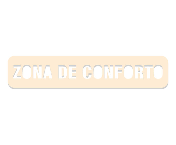 Placa para Parede "Zona de Conforto" - image 0