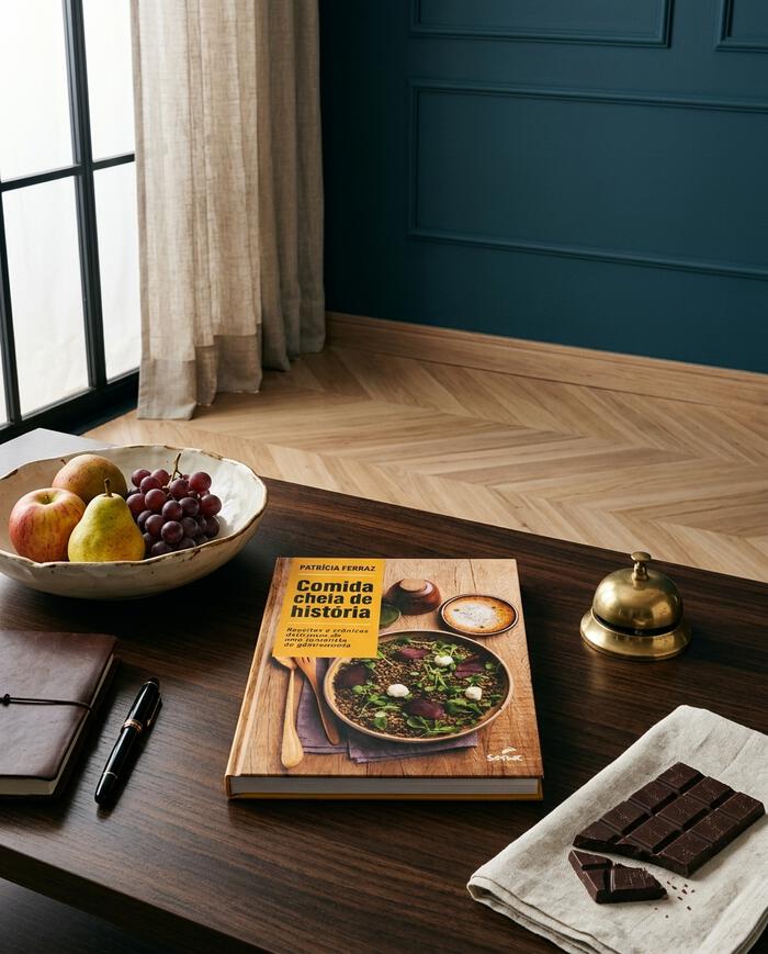 Livro "Comida Cheia De Historia - Receitas E Cronicas Deliciosas..." - image 1